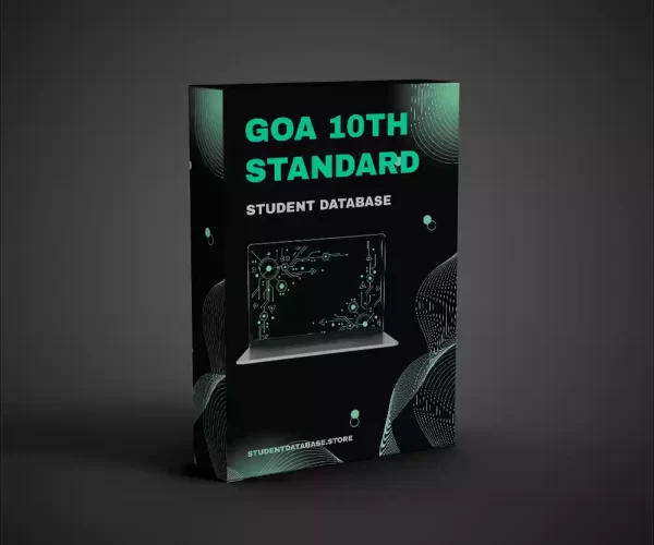 Goa 10th Standard student Database 2023