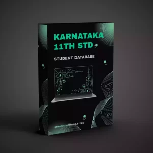 Karnataka 11th Standard Science Student Database 2023