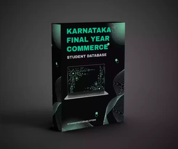 Karnataka Final Year Commerce Student Database 2023