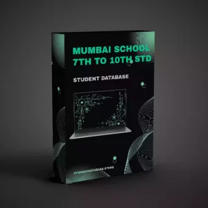 Mumbai School 7th to 10th Standard Student Database 2023