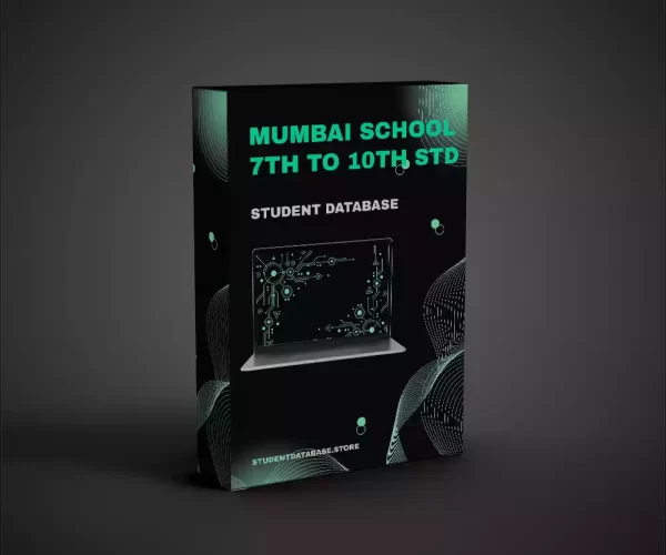 Mumbai School 7th to 10th Standard Student Database 2023