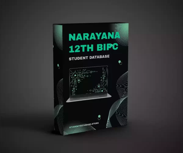 Narayana 12th (HSC) BIPC Student Database 2023